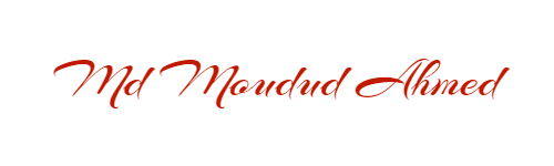 Signature of Md Moudud Ahmed